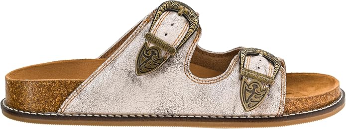 Corky's "Atta Girl" Sandal ~ Cream Crackle