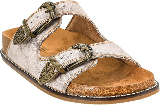 Corky's "Atta Girl" Sandal ~ Cream Crackle