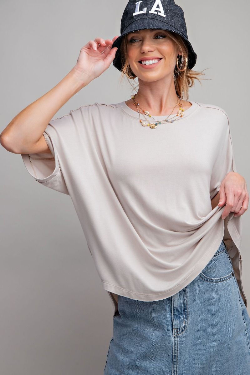 Liliana Loose Fit Top ~Eggshell