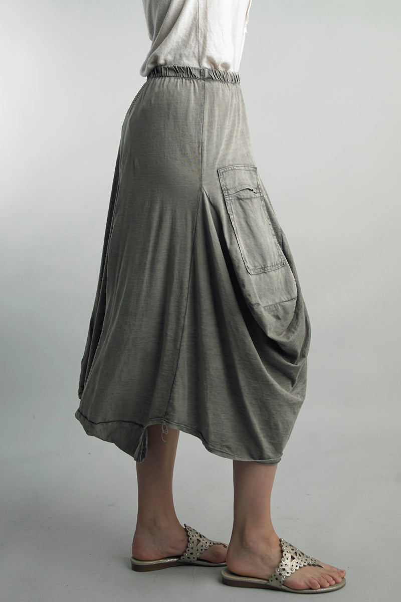 Willow Mineral Wash Bubble Skirt ~ Fang
