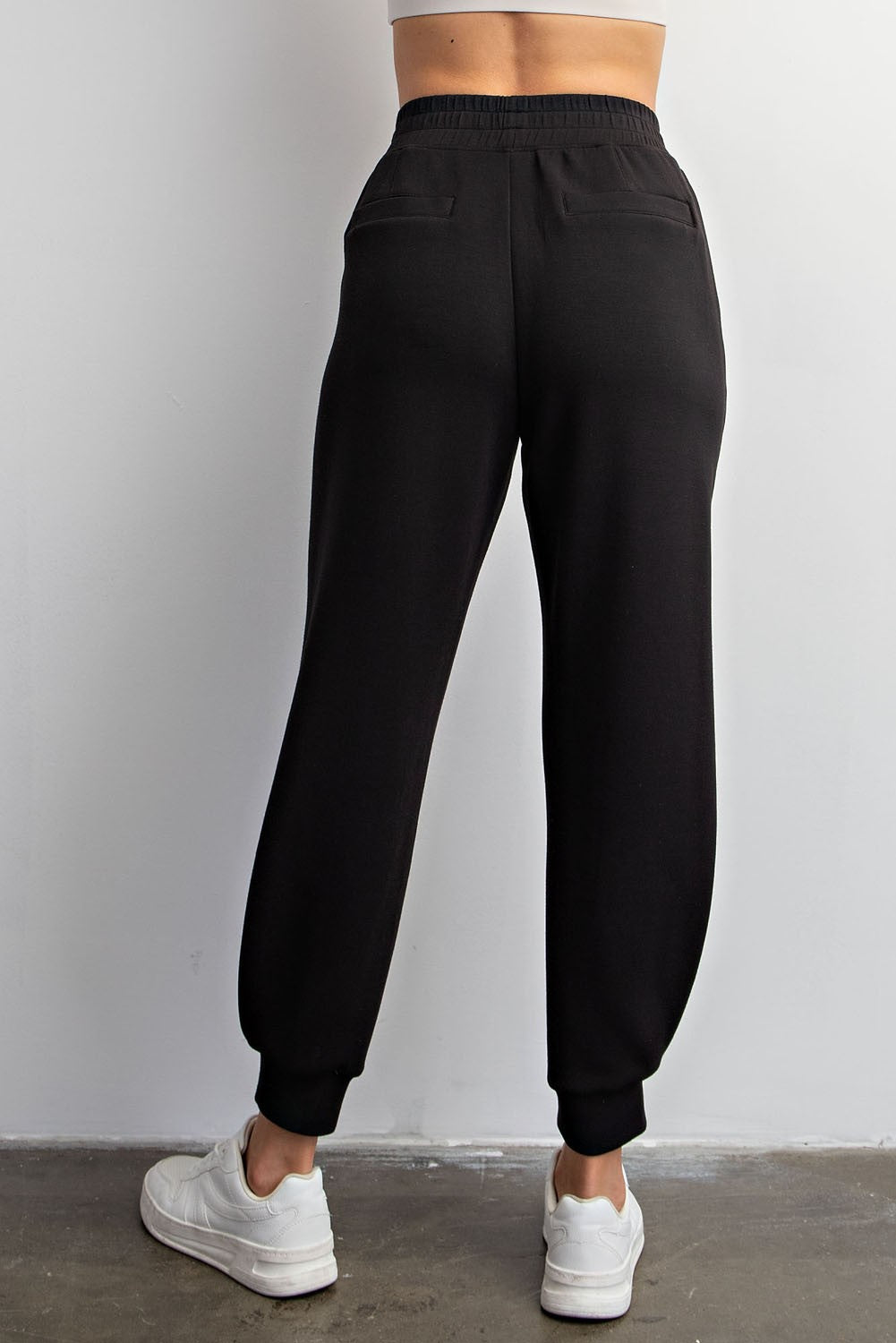 Millie Modal Scuba Jogger Pants ~ Black