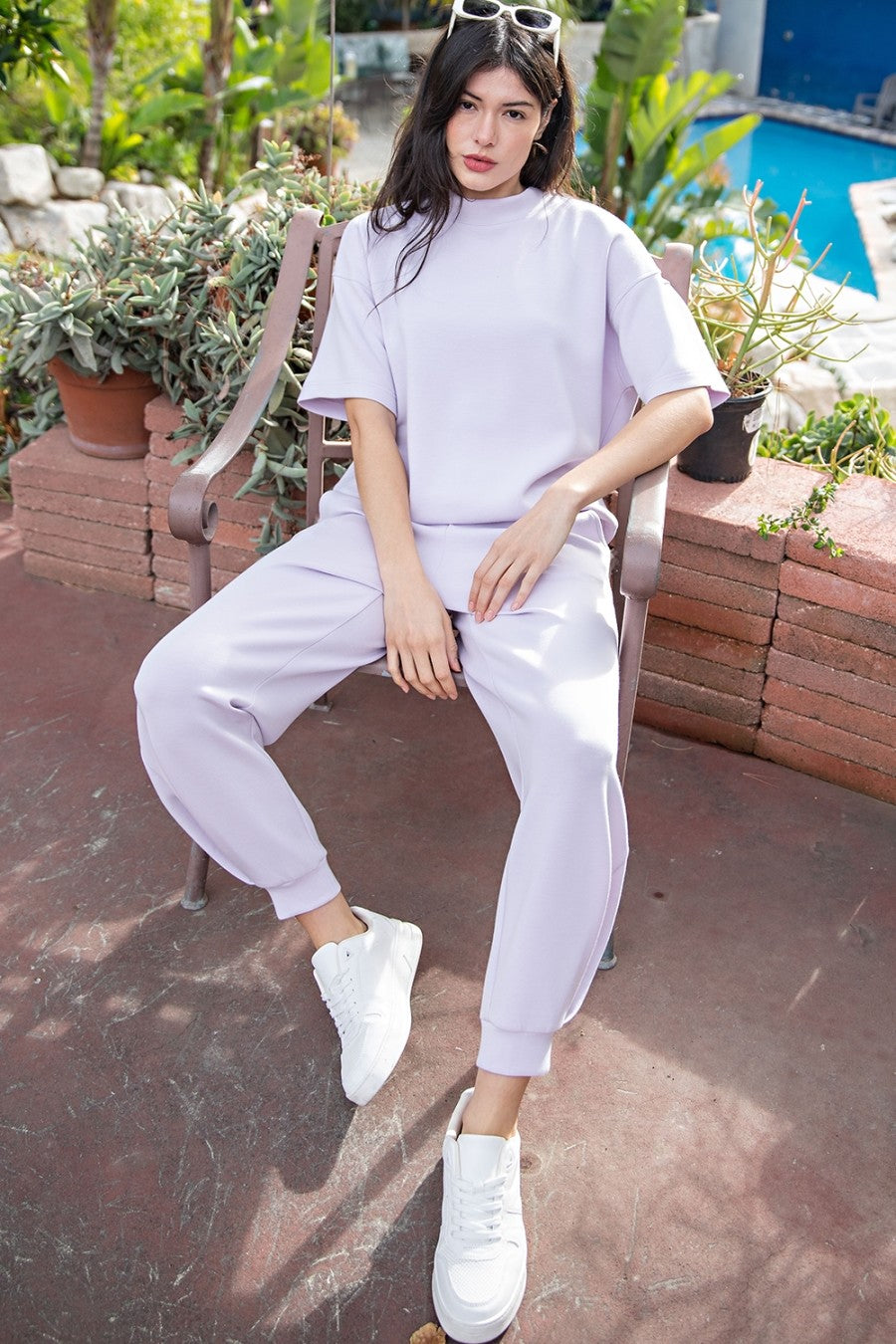 Millie Modal Scuba Jogger Pants ~ Lavender