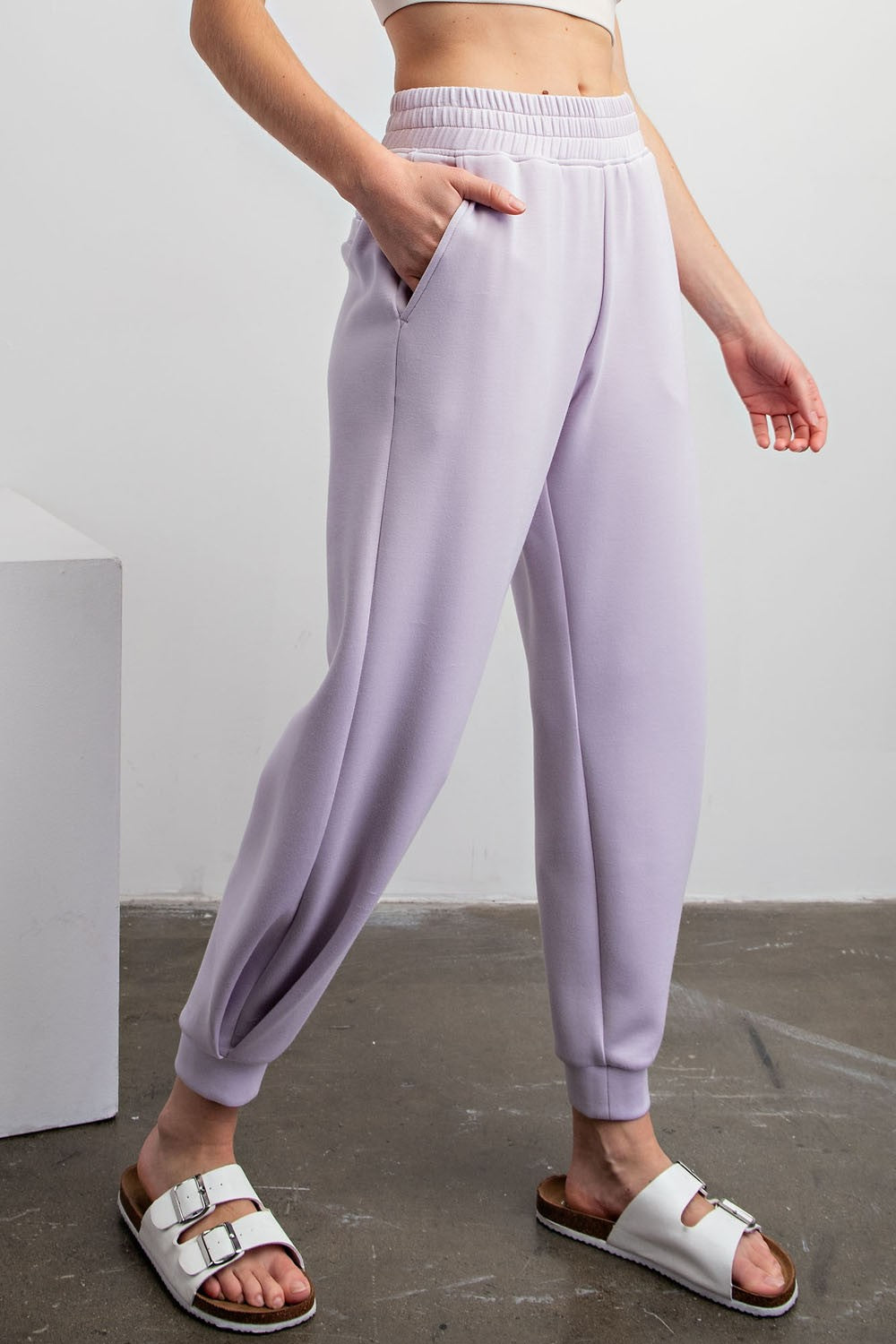 Millie Modal Scuba Jogger Pants ~ Lavender