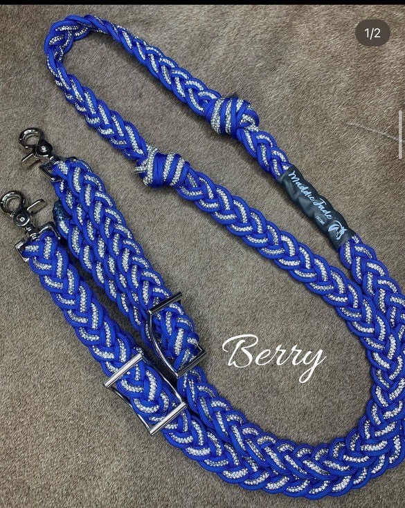 Diamond Barrel Reins