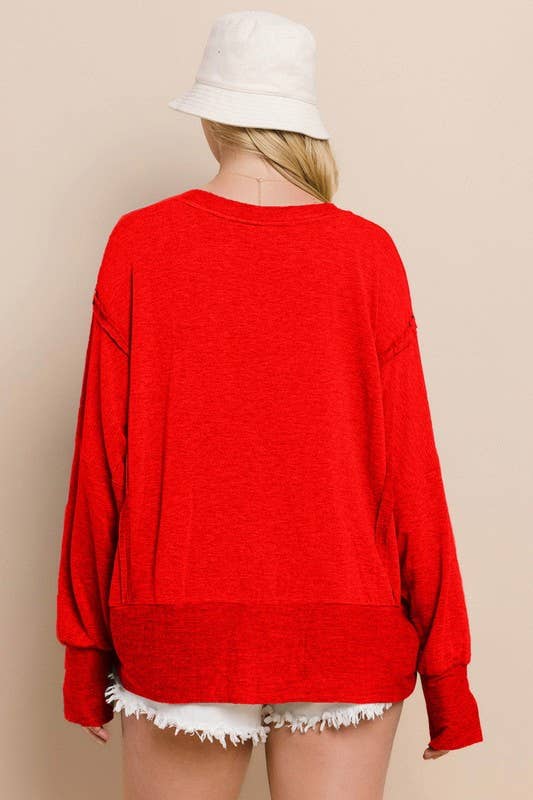 GEORGIA Baby Soft French Terry Pullover