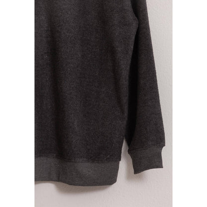 Avery Loose Fitted Bodice Oversized Top ~ Charcoal