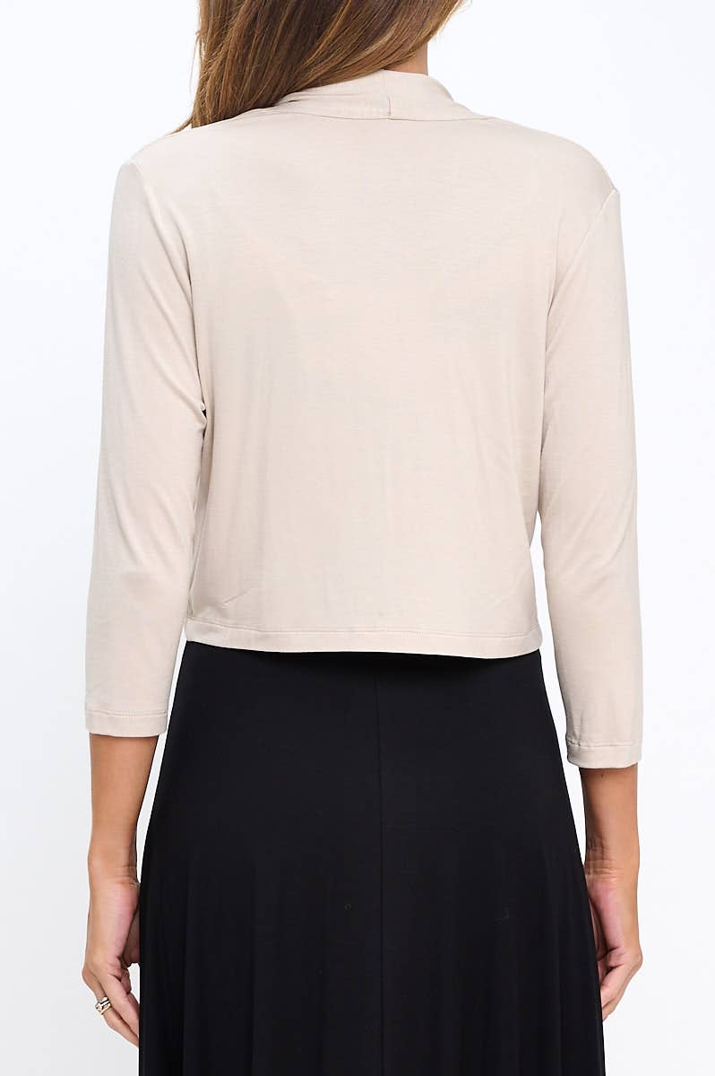 Macie Open Front Bolero Cardigan