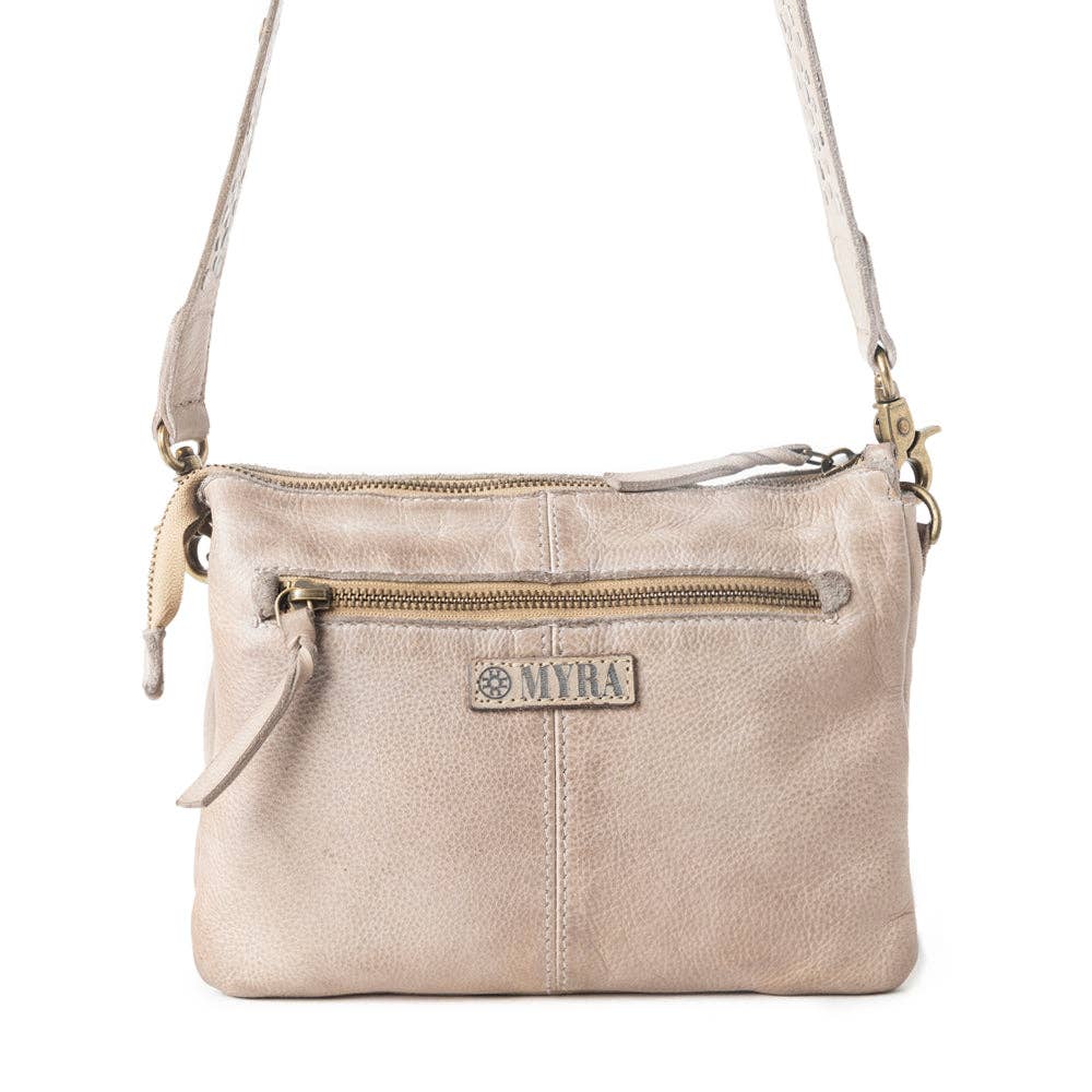 Mossveil Studded Leather Bag