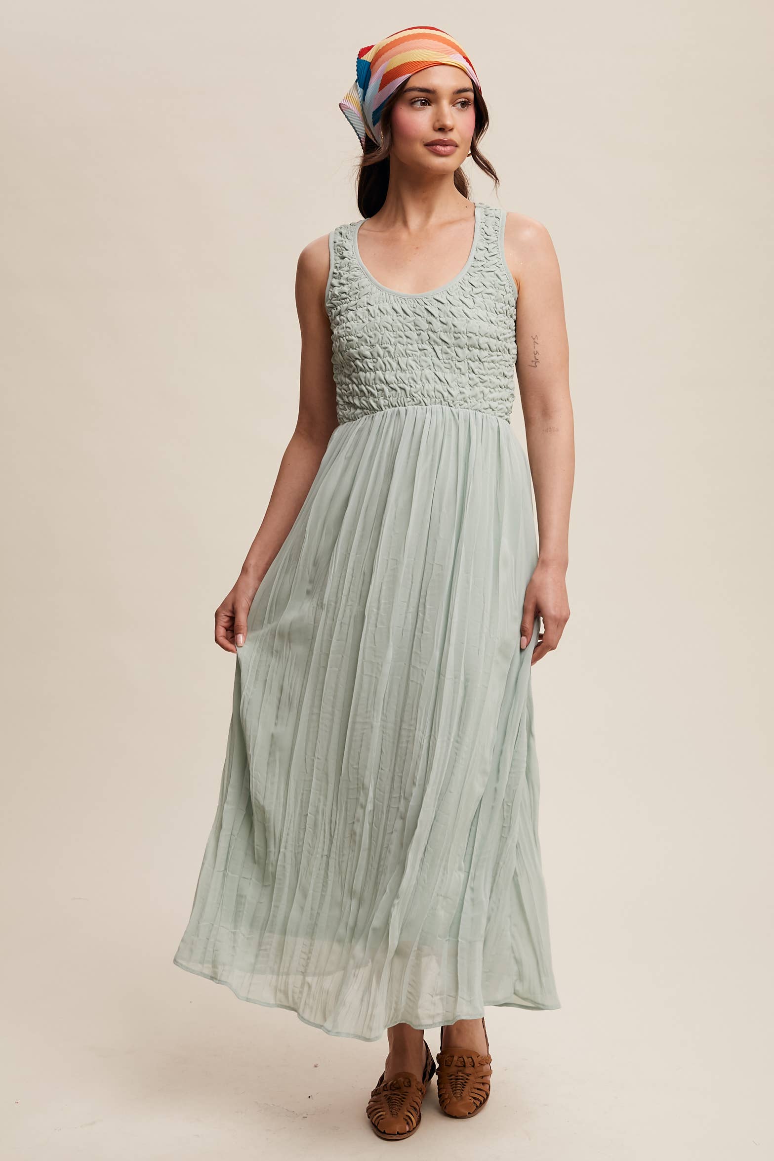 Sophie Smocked Bodice Maxi Dress ~ Sage Spoiled Rotten Boutique Sophie Smocked Bodice Maxi Dress ~ Sage Spoiled Rotten Boutique