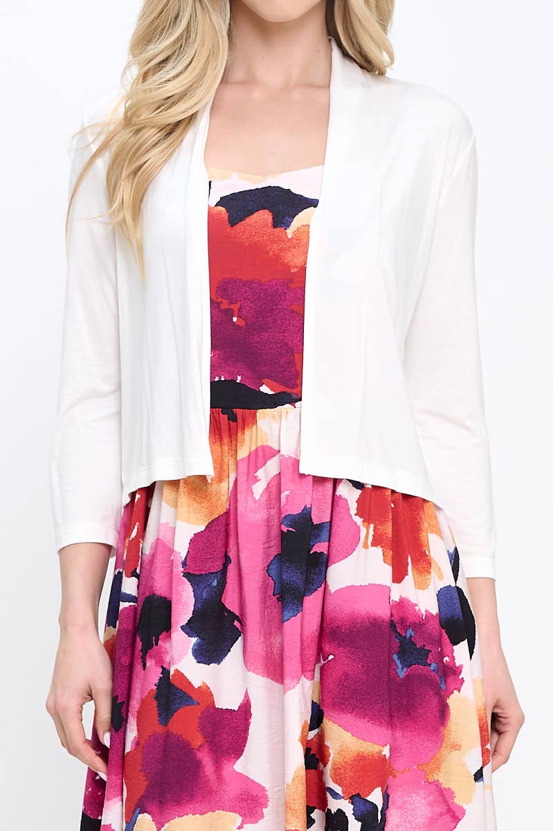 Macie Open Front Bolero Cardigan