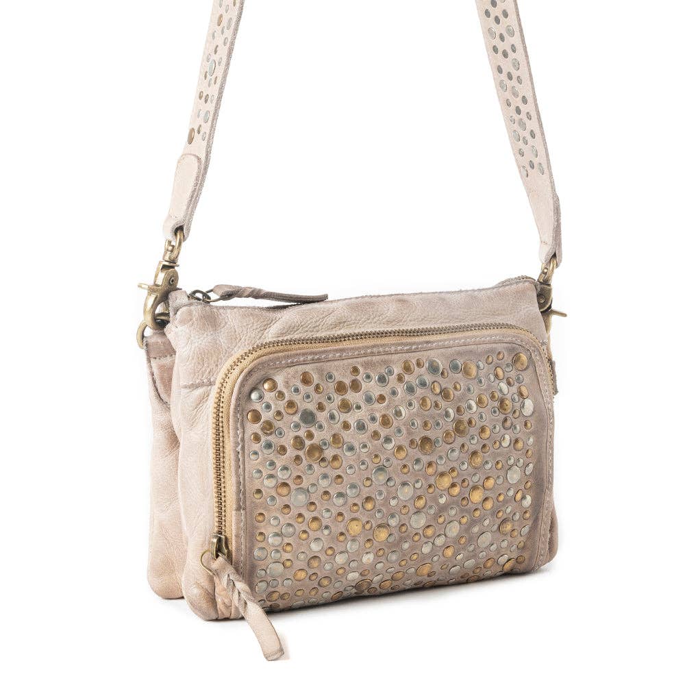 Mossveil Studded Leather Bag